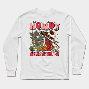 Western Christmas Long Sleeve T-Shirt